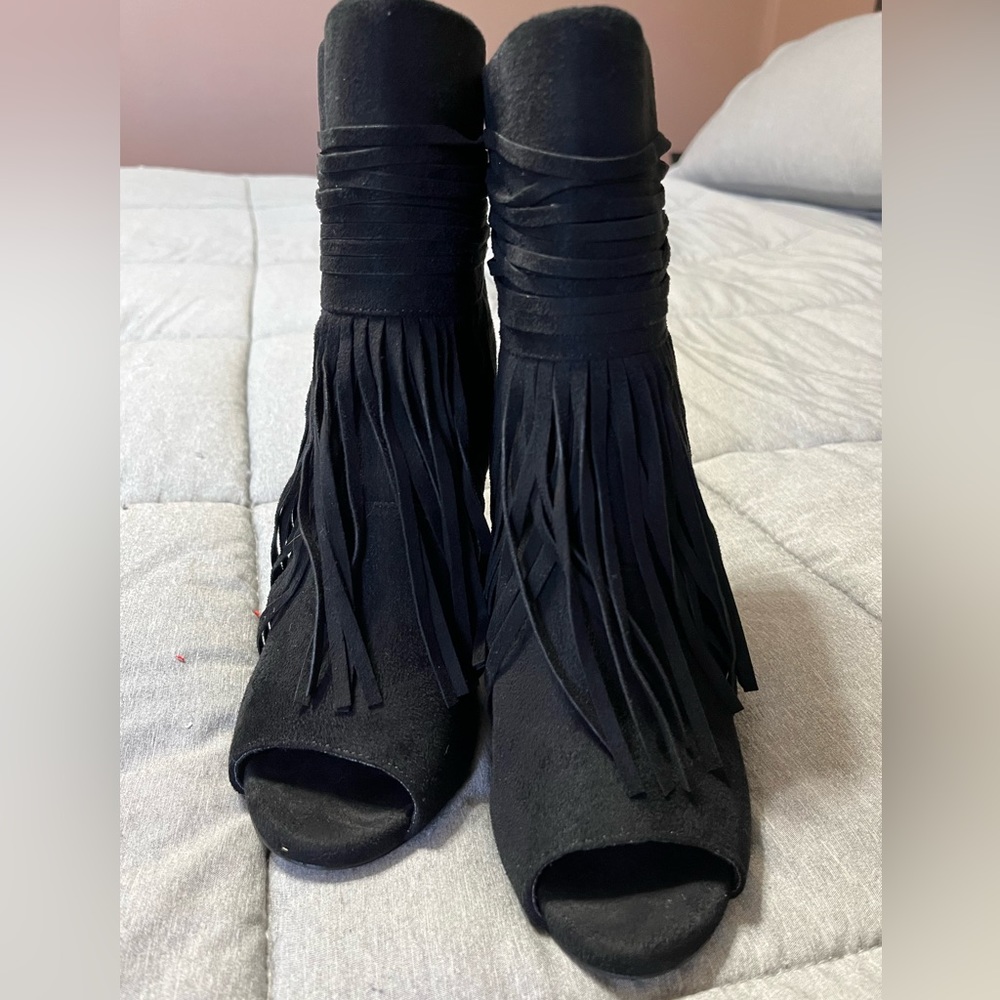 Fringe Booties